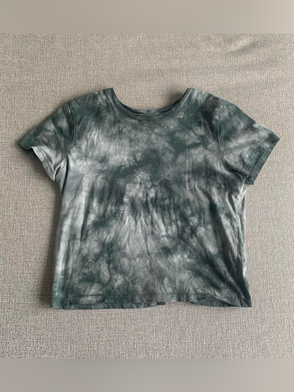 Tie Dye Green and White Short Sleeve Tee from PacSun